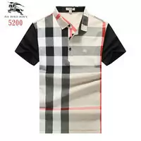 nouveaux t shirts burberry multicolors manches courtes stripe side black